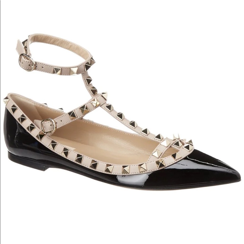 Valentino flats with buckle